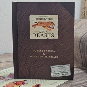 NEW Signed ENCYCLOPEDIA MYTHOLOGICA: MEGA BEASTS Pop-up Hardcover Robert Sabuda